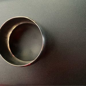 Sterling silver chunky bracelet.